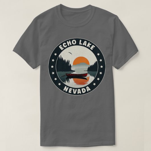 エコーレイクネバダサンセット Tシャツ (デザイン正面)