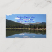 エコーレイクマウントエバンスコロラド 名刺 (裏面)