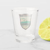 エコーレイク州パークニューハンプシャーヴィンテージ ショットグラス (裏面)