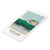 エコーレイク州パークニューハンプシャーヴィンテージ マグネット (左側)