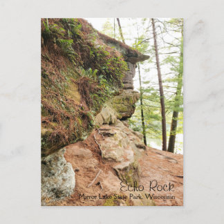 エコーロックイン鏡レイク州パークウィスコンシン ポストカード