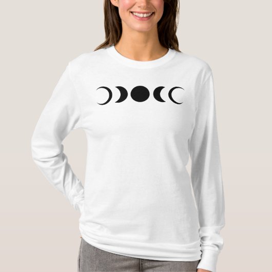 エコー付き白いスウェットシャツ Tシャツ (正面)