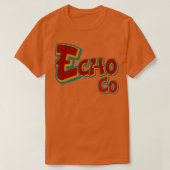 エコー会社 Tシャツ (デザイン正面)