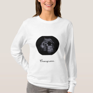 エコー写真入りマタニティTシャツ Tシャツ