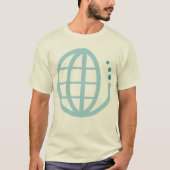 エコー地球:水を節約 Tシャツ (正面)