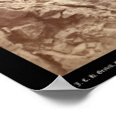 エコー峡谷Sioux Pass SD 1891を通して見る ポスター (角)