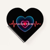 エコー技術 | 心拍 | 心電図 ノートブック (正面)