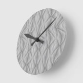 エコー曲線 – ミニマリスト壁時計 ラウンド壁時計 (傾斜)