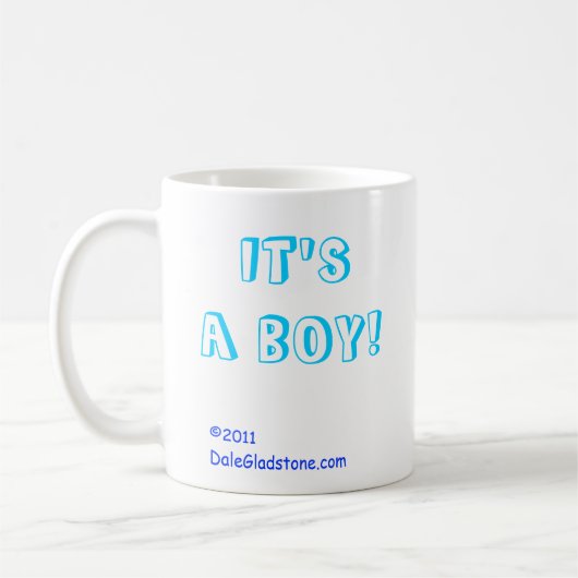 エコー検査の風刺漫画のマグ11p コーヒーマグカップ (左)