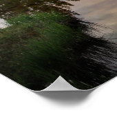 エコー湖からのエコーピークスサンセット – Yosemite ポスター (角)