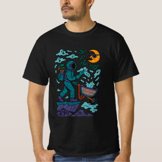 エコー・オブ・ジ・アンリアル - 超現実的な宇宙飛行士のゴーストトリップ Tシャツ