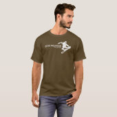 エコー・マウンテン・コロラドのスノーボーダー Tシャツ (正面フル)
