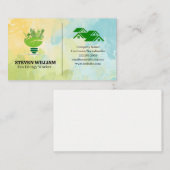 エコ市 |エネルギー電球 |ホーム 名刺 (正面/裏面)