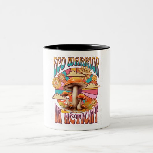 エコ戦士のアクション・マグ ツートーンマグカップ (中央)