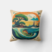 エコ横向インスパイアきデザイン クッション (裏面)