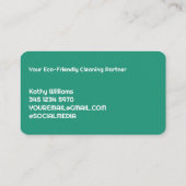 エコ洗浄 名刺 (裏面)