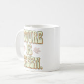 エコ活動家最小主義 コーヒーマグカップ (正面左)