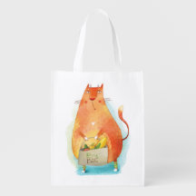 エコ猫エコバッグ可能買い物袋