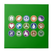 エコ記号 タイル (正面)