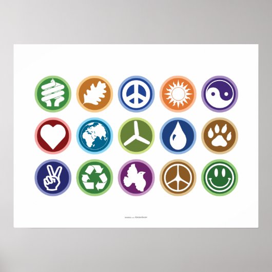 エコ記号 ポスター (正面)