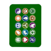 エコ記号 マグネット (縦)