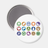 エコ記号 マグネット (正面/裏面)