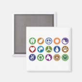 エコ記号 マグネット (正面/裏面)