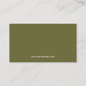 エコ·グオーガニックリーン·ビジネス·デザインの推進 名刺 (裏面)