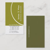 エコ·グオーガニックリーン·ビジネス·デザインの推進 名刺 (正面/裏面)