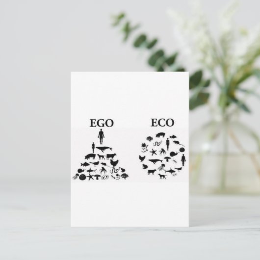 エコ vs エゴ ポストカード (スタンド正面)