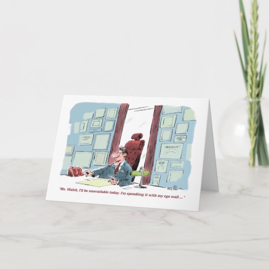 エゴウォールボスの誕生日カード カード (正面)