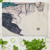 エゴンのSchieleによってつけられている女性の台所タオル キッチンタオル (折り畳み)