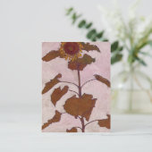 エゴンシエーレひまわり ポストカード (スタンド正面)