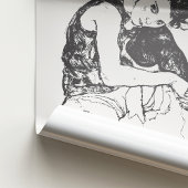 エゴンシエーレスケッチ私は女性アートプリント ポスター