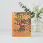 エゴンシエーレ明るい赤紫色 ポストカード (スタンド正面)