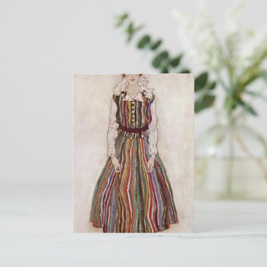 エゴンシエーレ – エディス・シエーレポートレート ポストカード (スタンド正面)