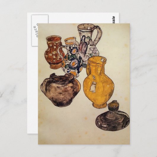 エゴンシエーレ – セラミックス ポストカード (正面/裏面)