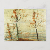 エゴンシエーレ – 秋の木1911 ポストカード (正面)