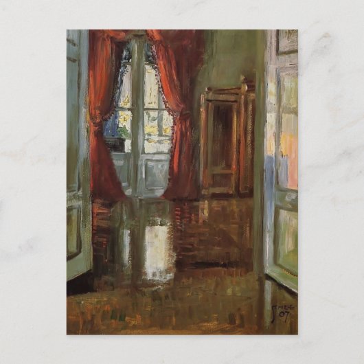 エゴンシュイレザアパートメントオブレオポルド ポストカード (正面)