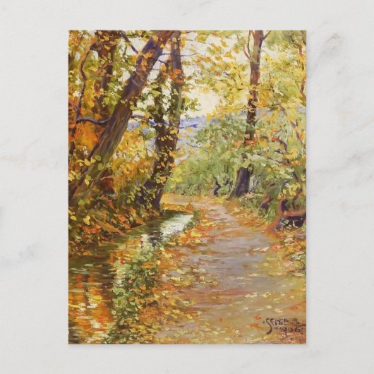 エゴンシュイレ – ワインディングブルック ポストカード (正面)