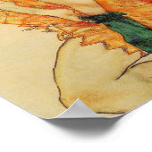 エゴンシレーザグリーンストッキング ポスター (角)