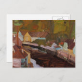 エゴンシレービレッジバイザリバー ポストカード (正面/裏面)