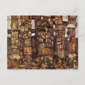 エゴンシーレウッドランド祈りの言葉 ポストカード (正面)