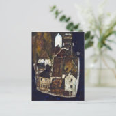 エゴンシーレデッドシティIIIオンザブルーリバー ポストカード (スタンド正面)