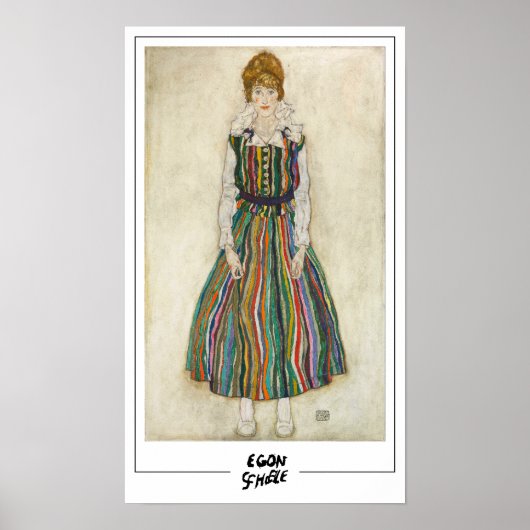 エゴンシーレファインアート#201-2 ポスター (正面)