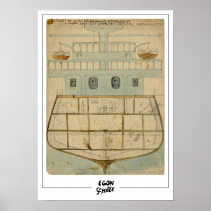 エゴンシーレファインアート#598-2 ポスター