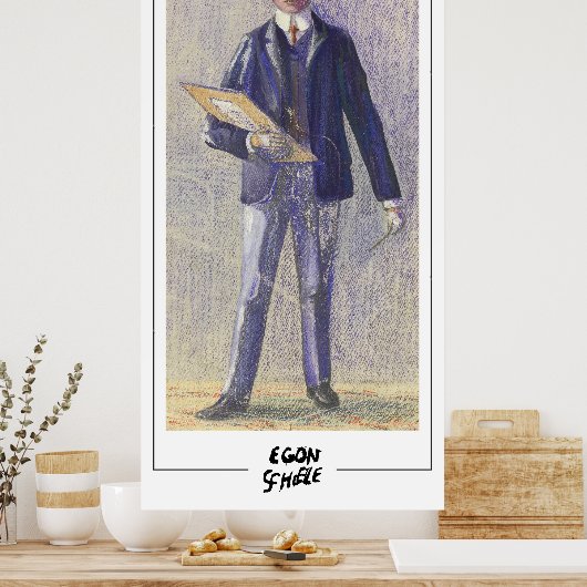 エゴンシーレファインアート#644 ポスター (キッチン)