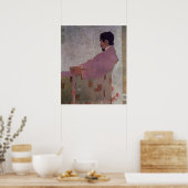 エゴンシーレポートレートザペインターアントンペシュカ ポスター (キッチン)