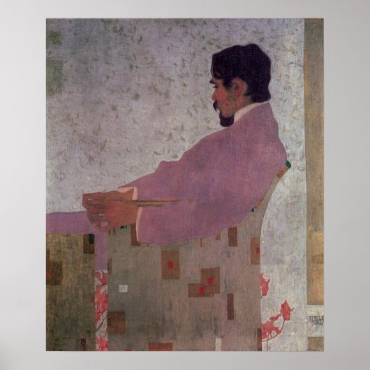 エゴンシーレポートレートザペインターアントンペシュカ ポスター (正面)