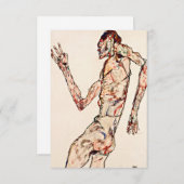 エゴン・シエレ – ザ・ダンサー エンクロージャーカード (正面/裏面)